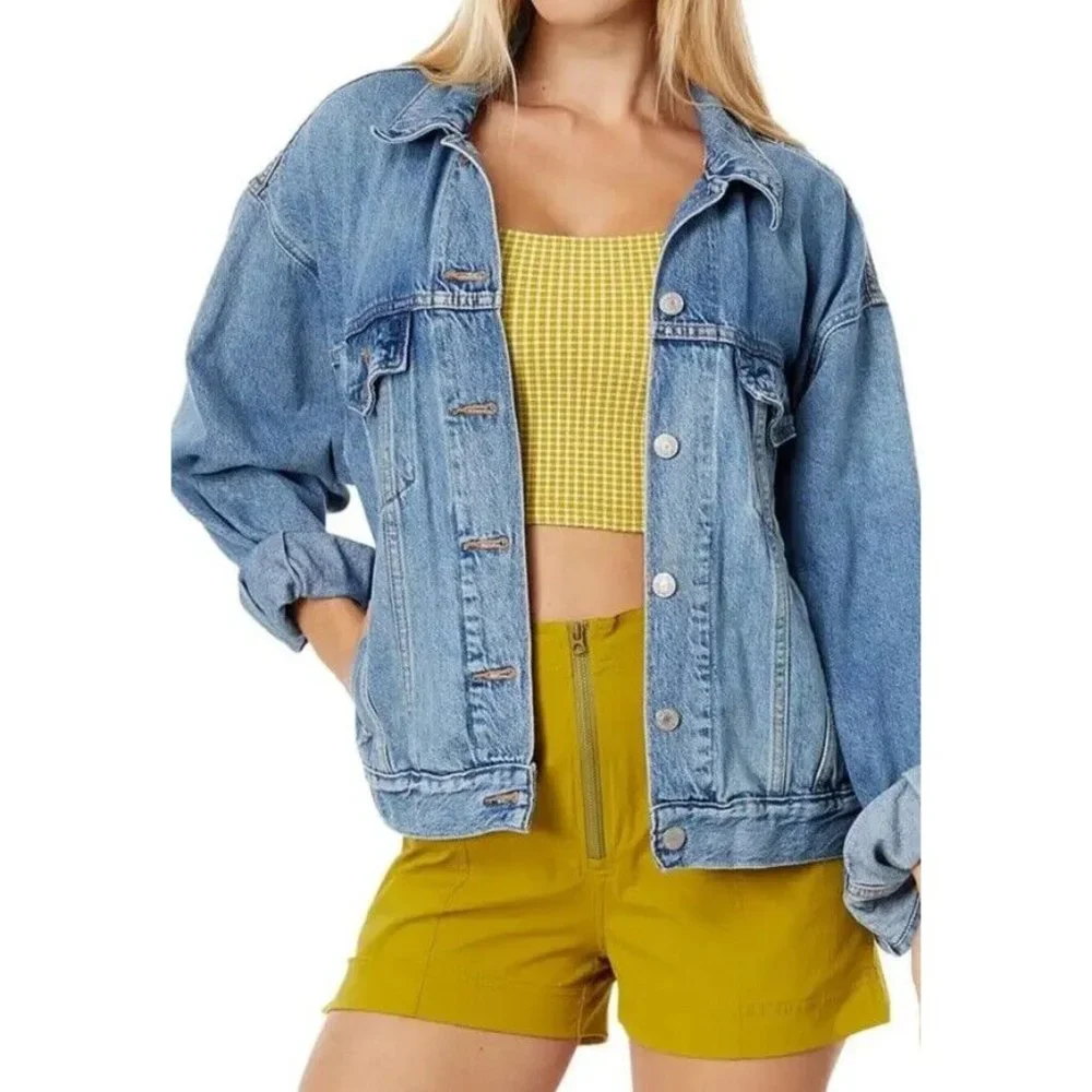 Madewell Taiyaki Zip Hike Shorts Circus lime Green Size Medium